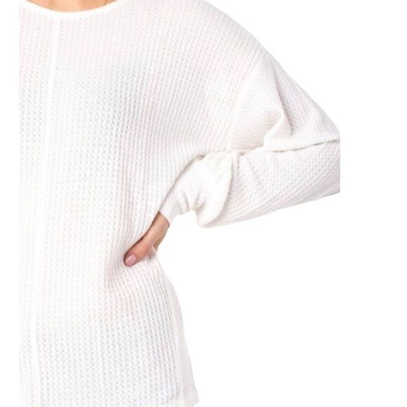 Liverpool Los Angeles Easy Dolman Sleeve Light Sweater Snow Small - Picture 3 of 11